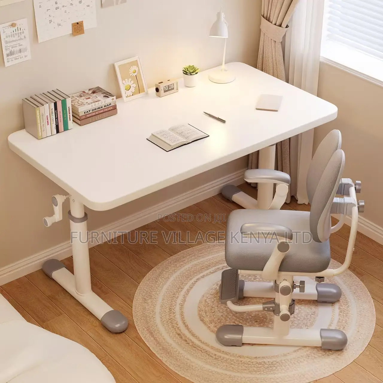 Imported Manual Adjustable Computer Desk-120cm