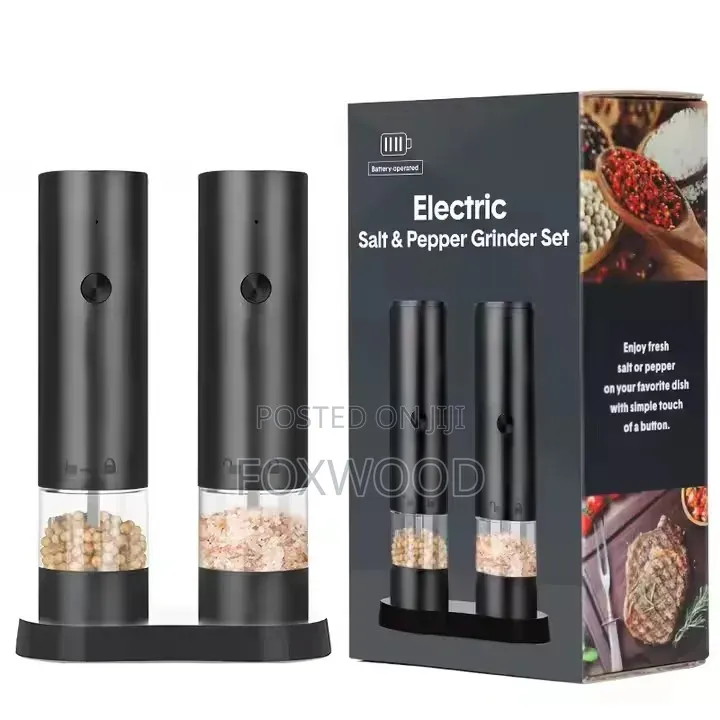 2 in 1 Electric Pepper Grinder or Salt Mill,