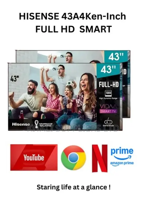 Hisense 43a4ken 43-inches Full Hd Smart Tv | Dtu