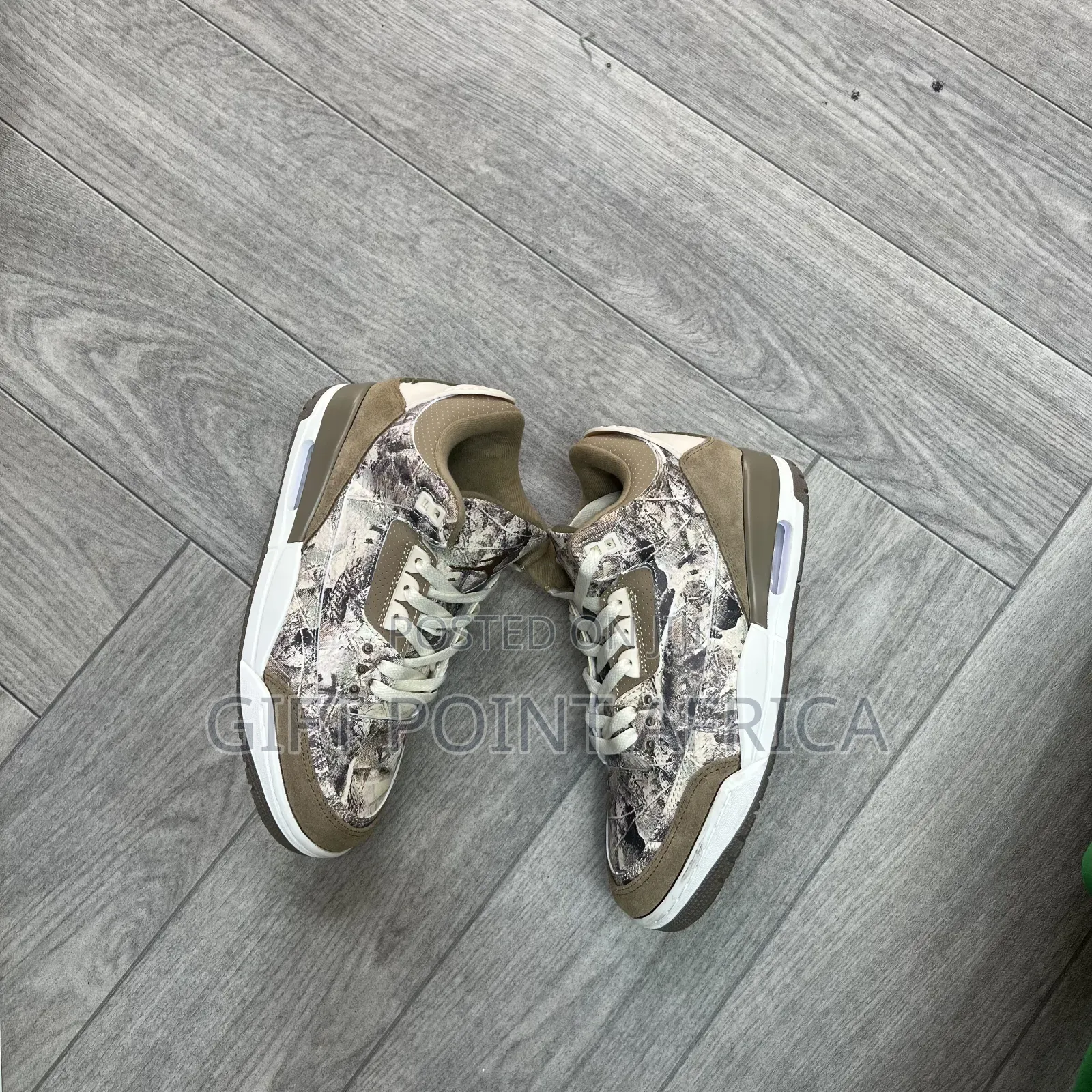 Nike Air Jordan 3 "Realtree Camo" Sneaker,