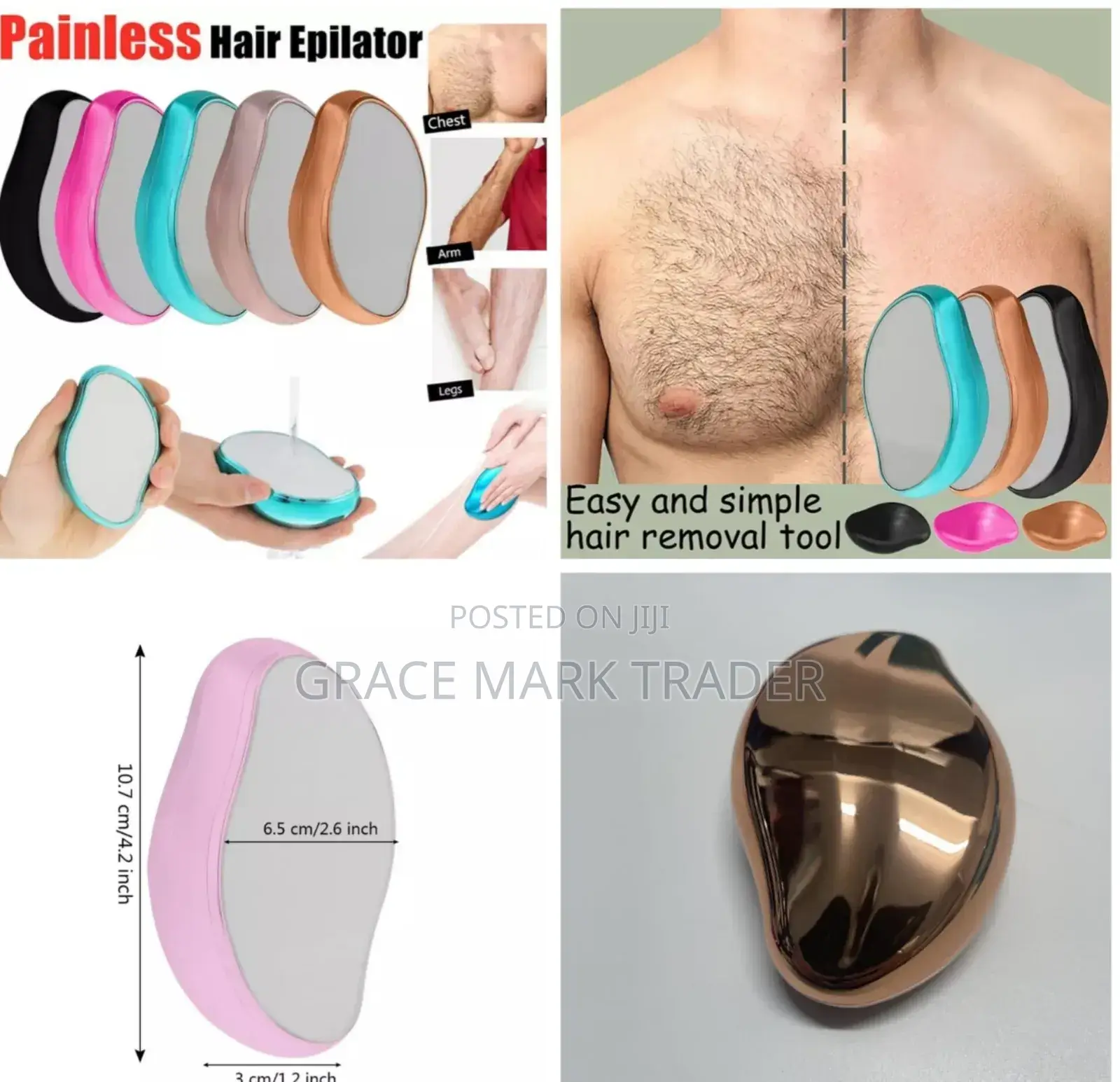 Painless Hair Epilator Removal Crystal Reusable Care