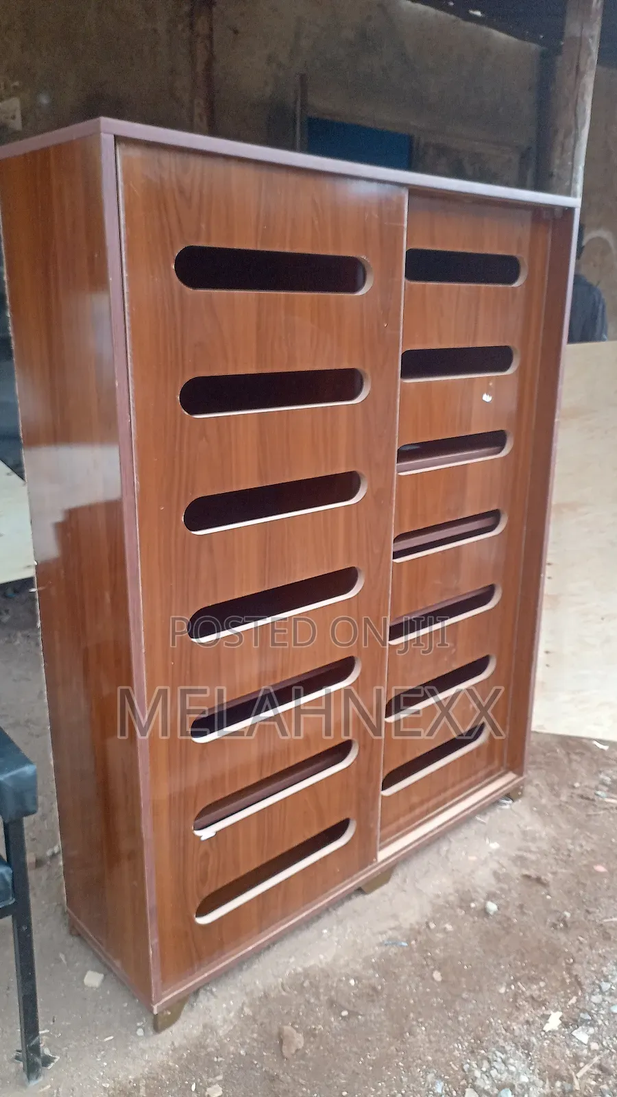 Dark Walnut Shoe Rack