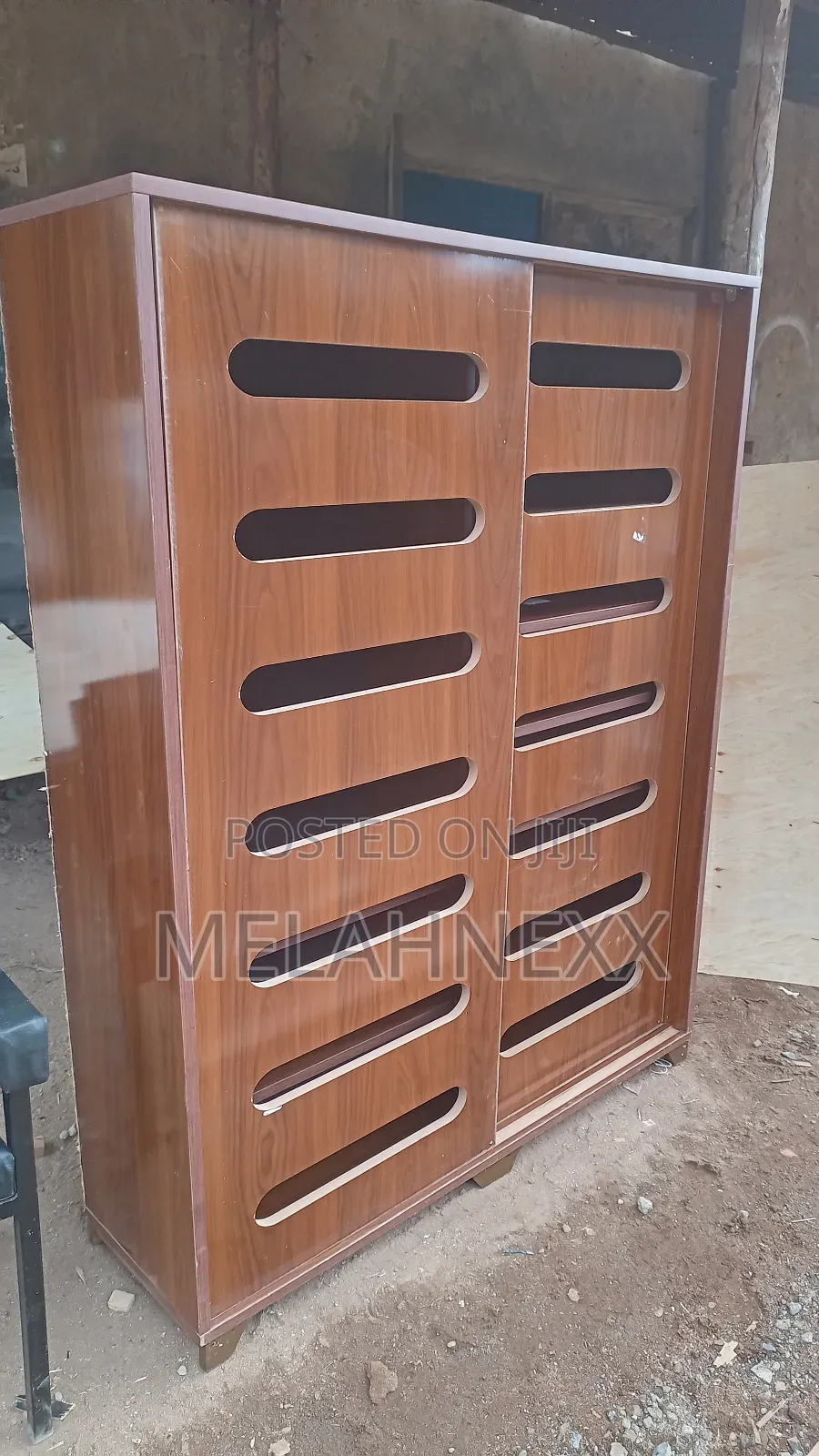 Dark Walnut Shoe Rack