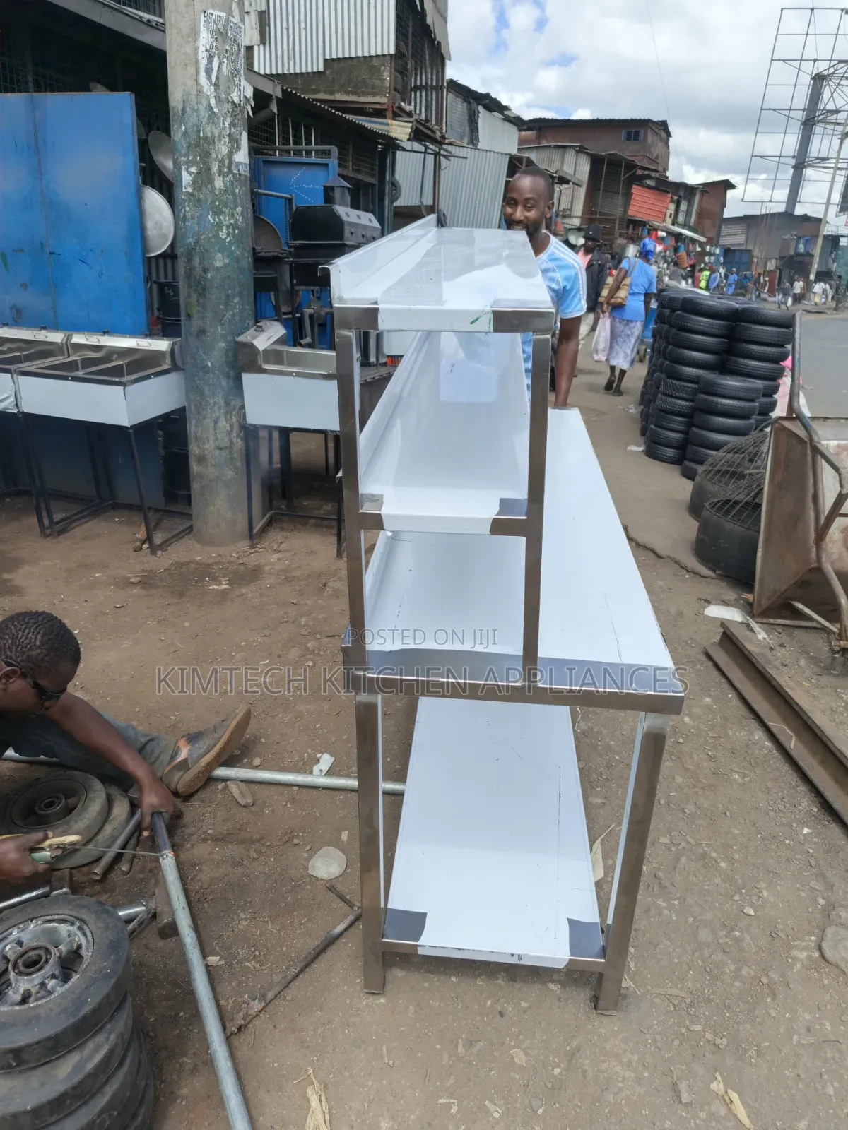 Stainless Table, Kitchen Food Preparation Table With Overselves