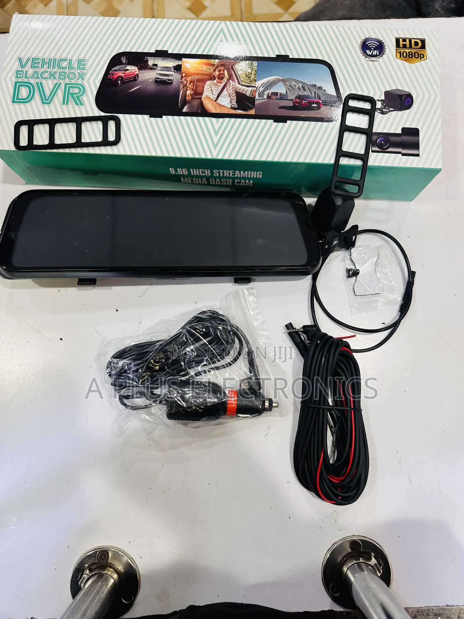 M3 Rear Mirror Dash Camera With 3 Cameras Wifi – Hd Car DVR