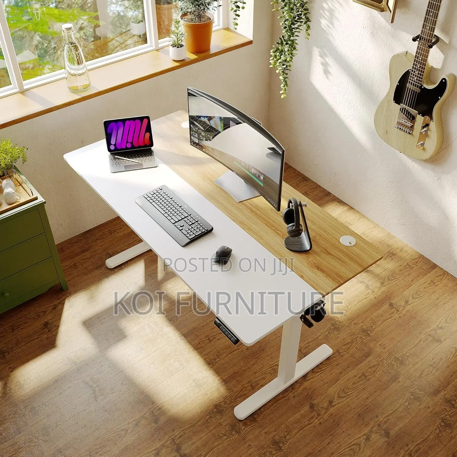 Office Desk; 160cm Ergonomic Style Adjustable Desk