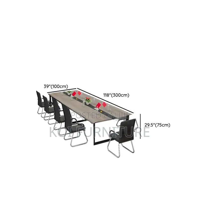 Boardroom Table; 2.4 Meter Executive Meetings Boadroom Table