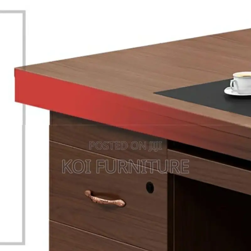 Office Desk; 1.4 Meters Executive Mahogany Desk