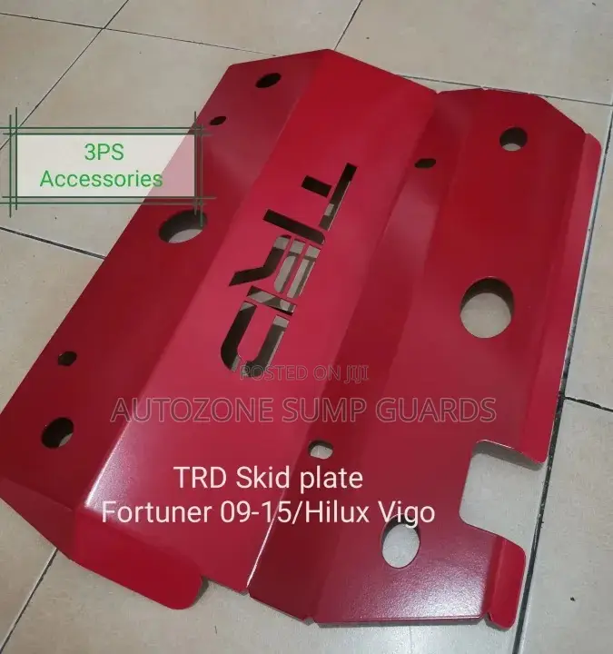 Hilux 2005 to 2015 /Fortuner 2005-2015 TRD Skid Plate Red