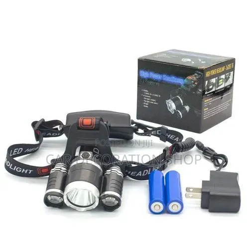 Waterproof Zoomable Outdoor Camping Hiking Headlamp