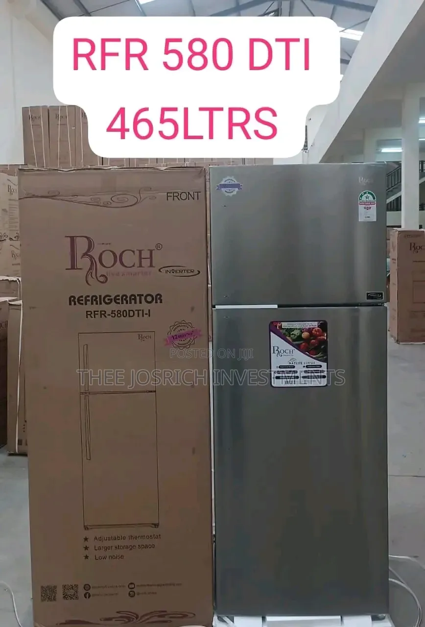 Roch RFR-580-Dt-I 2 Door No Frost With Inverter (465 Litres )