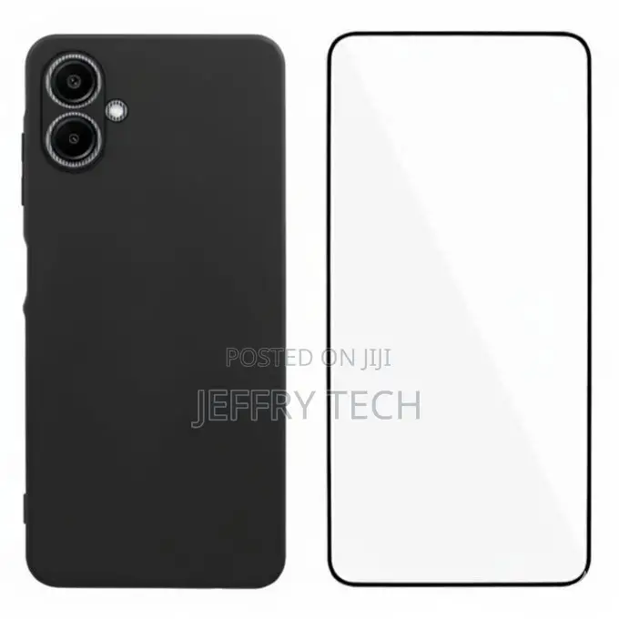 Samsung Galaxy A07 Silcone Case With Free Tempered Glasss Protector, F