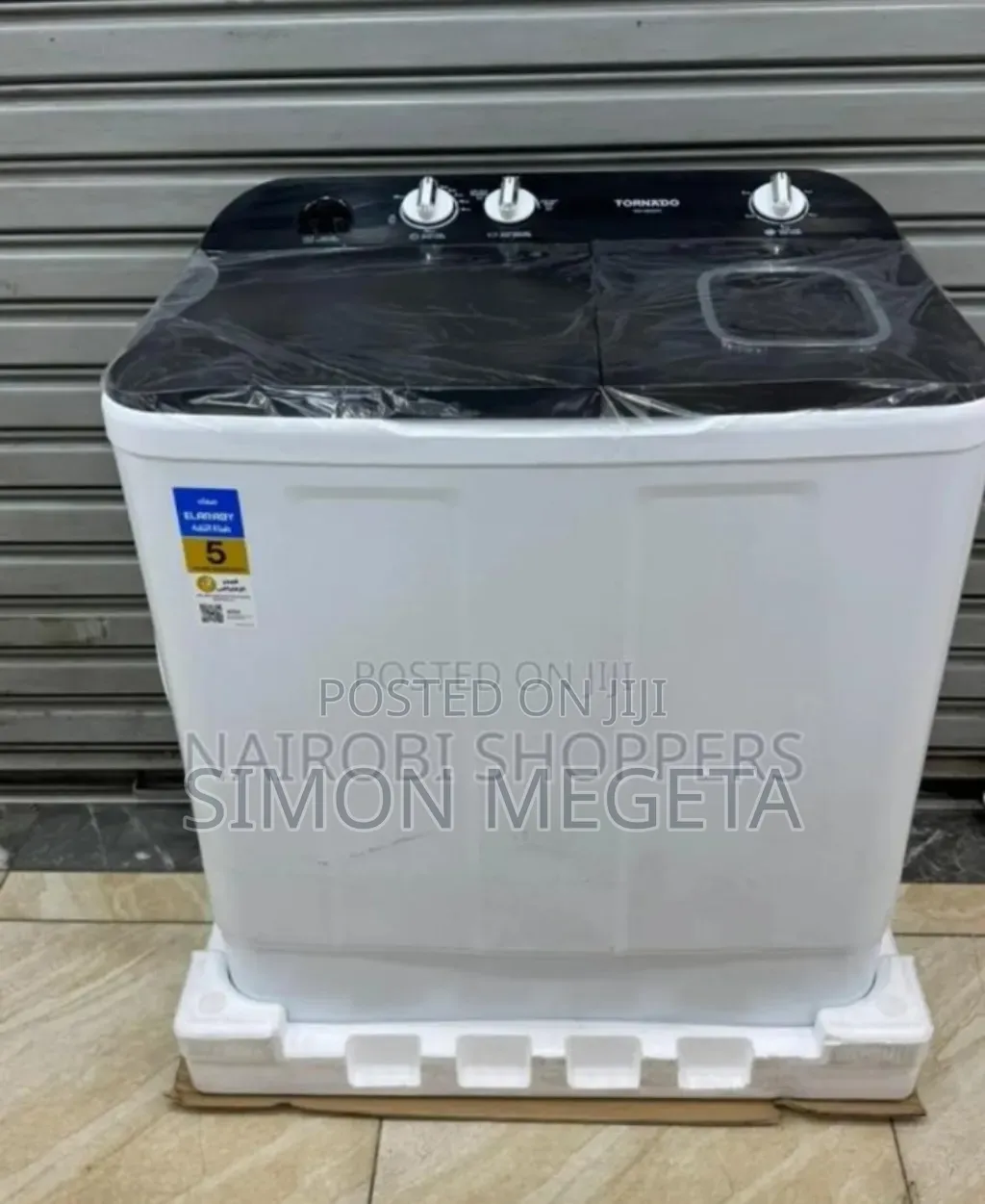 Pay on Delivery. 12kgs Tornado Washing Machine. Semi Commercial