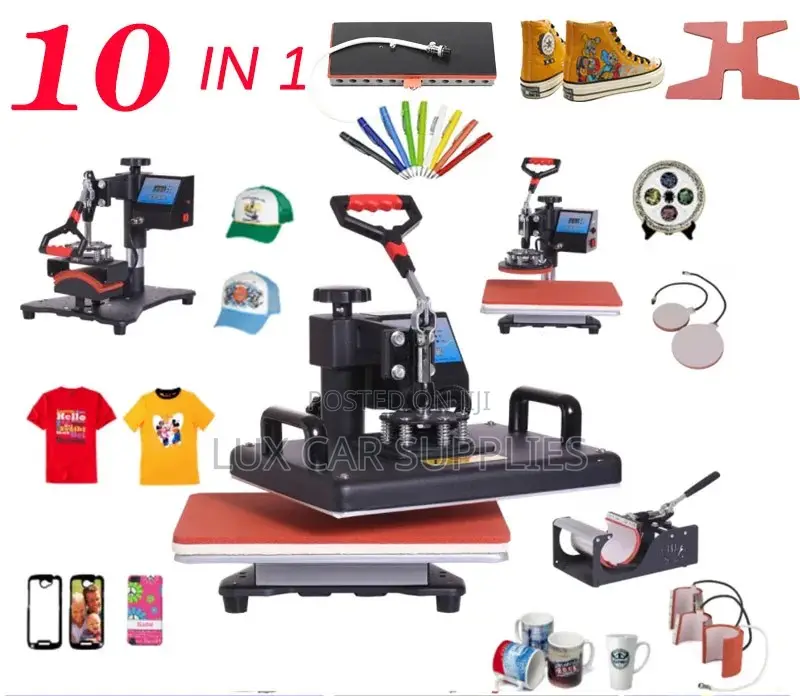 10 in 1 Heat Press Machine Sublimation Transfer Machine.