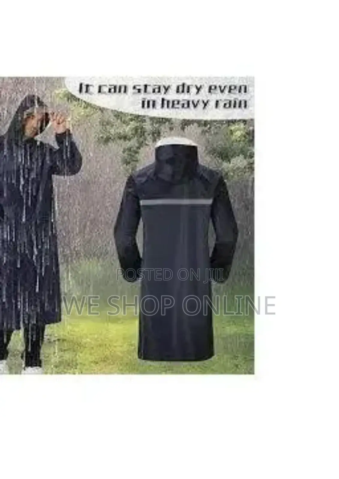 Adult Raincoat With Cap