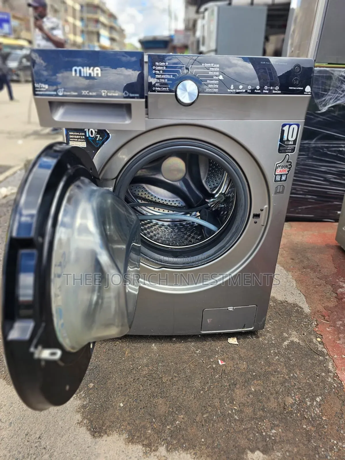 Mika Washing Machine 10kg /7kg Wash and Dry