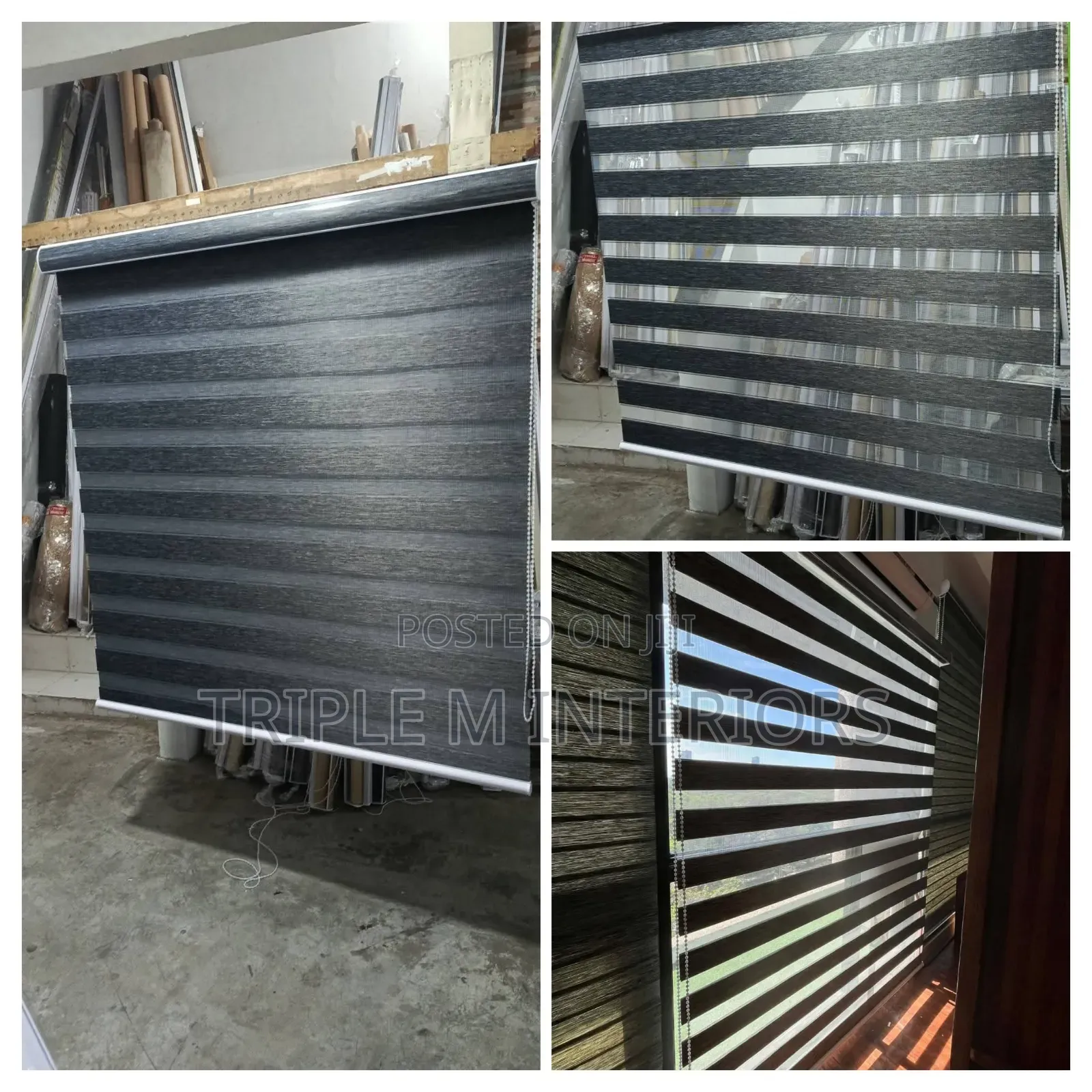 Refined Office Interior Sun Control Slats