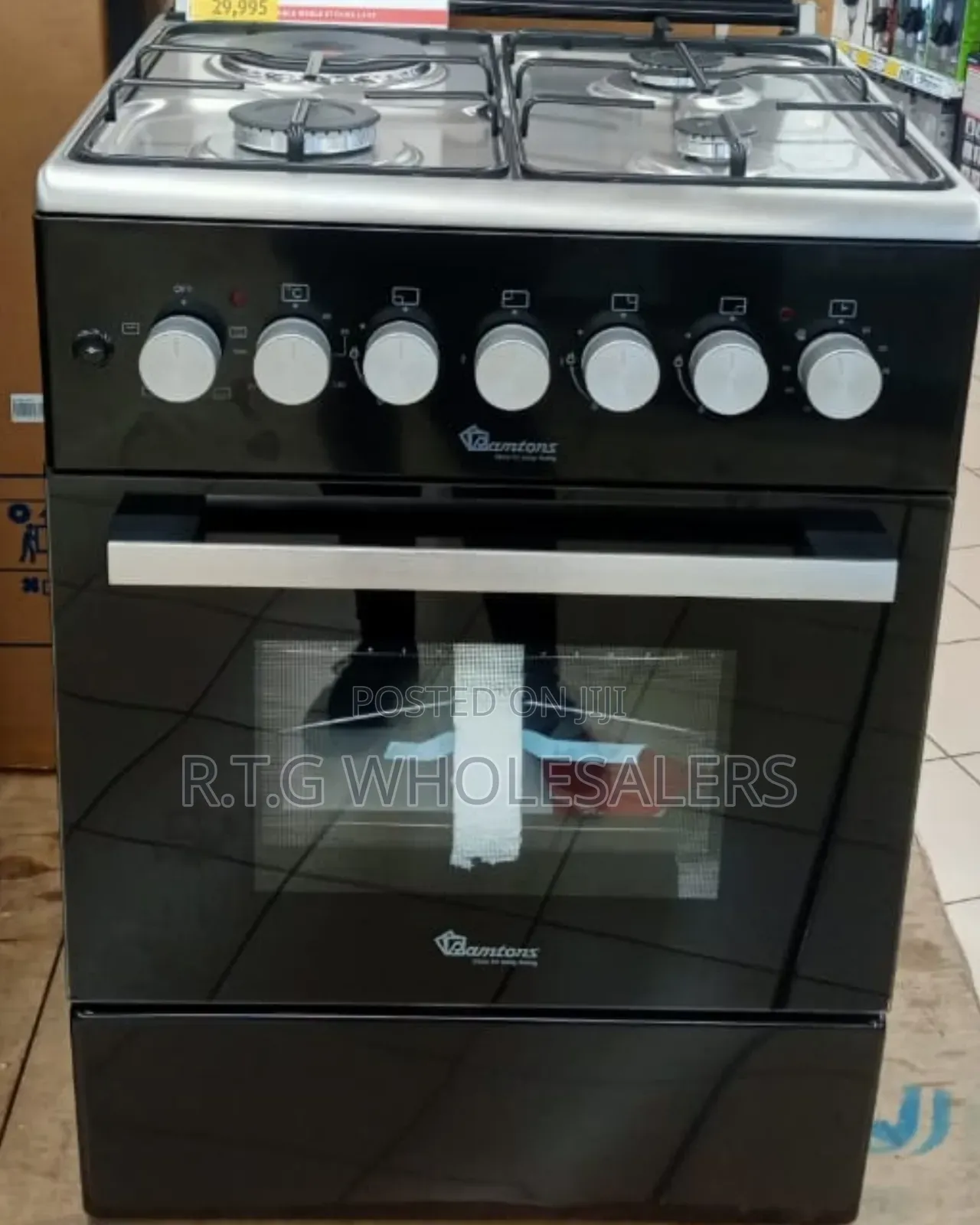Ramtons Gas Electric Cooker 60cm With Oven