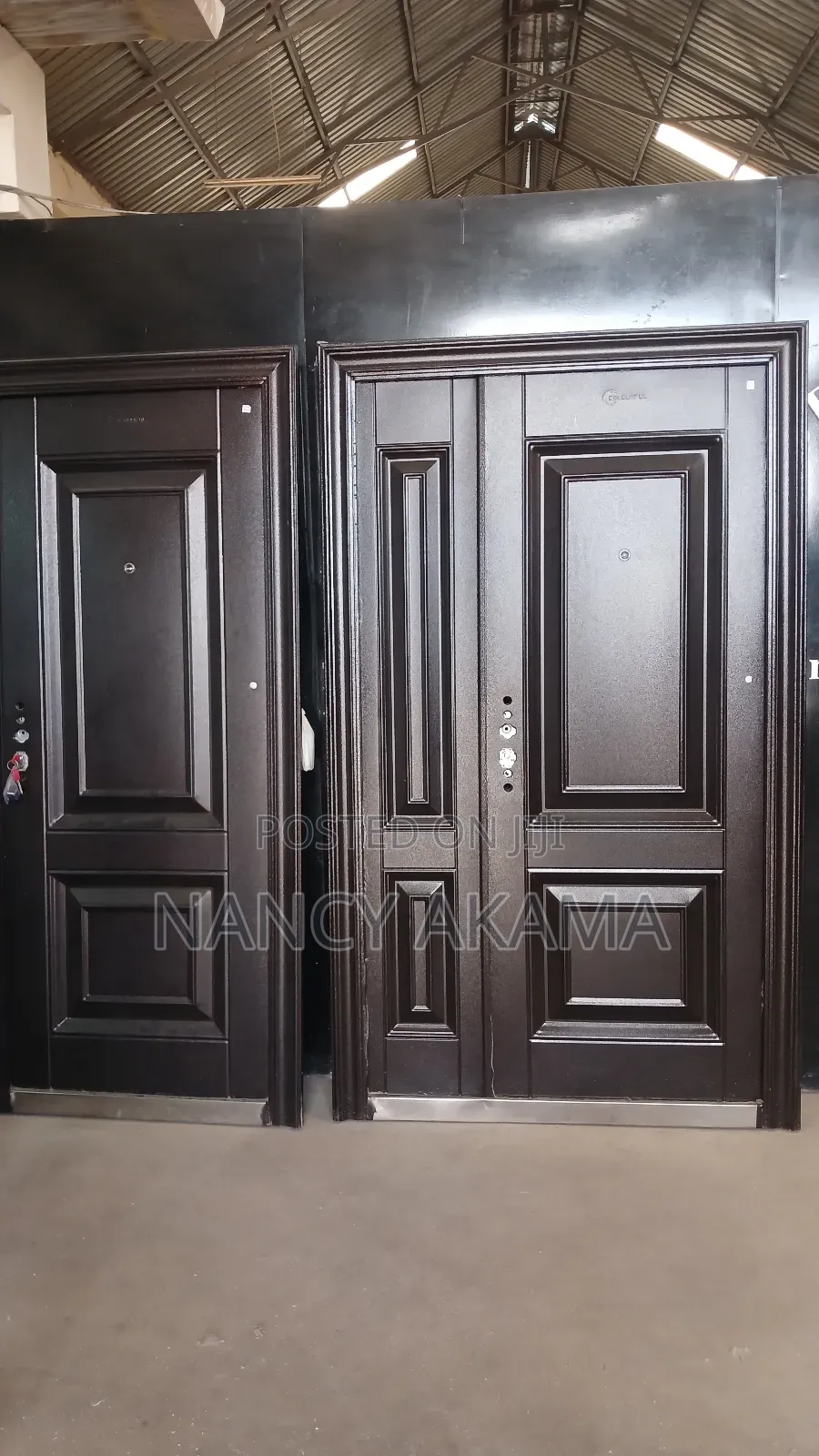 Double Steel Doors
