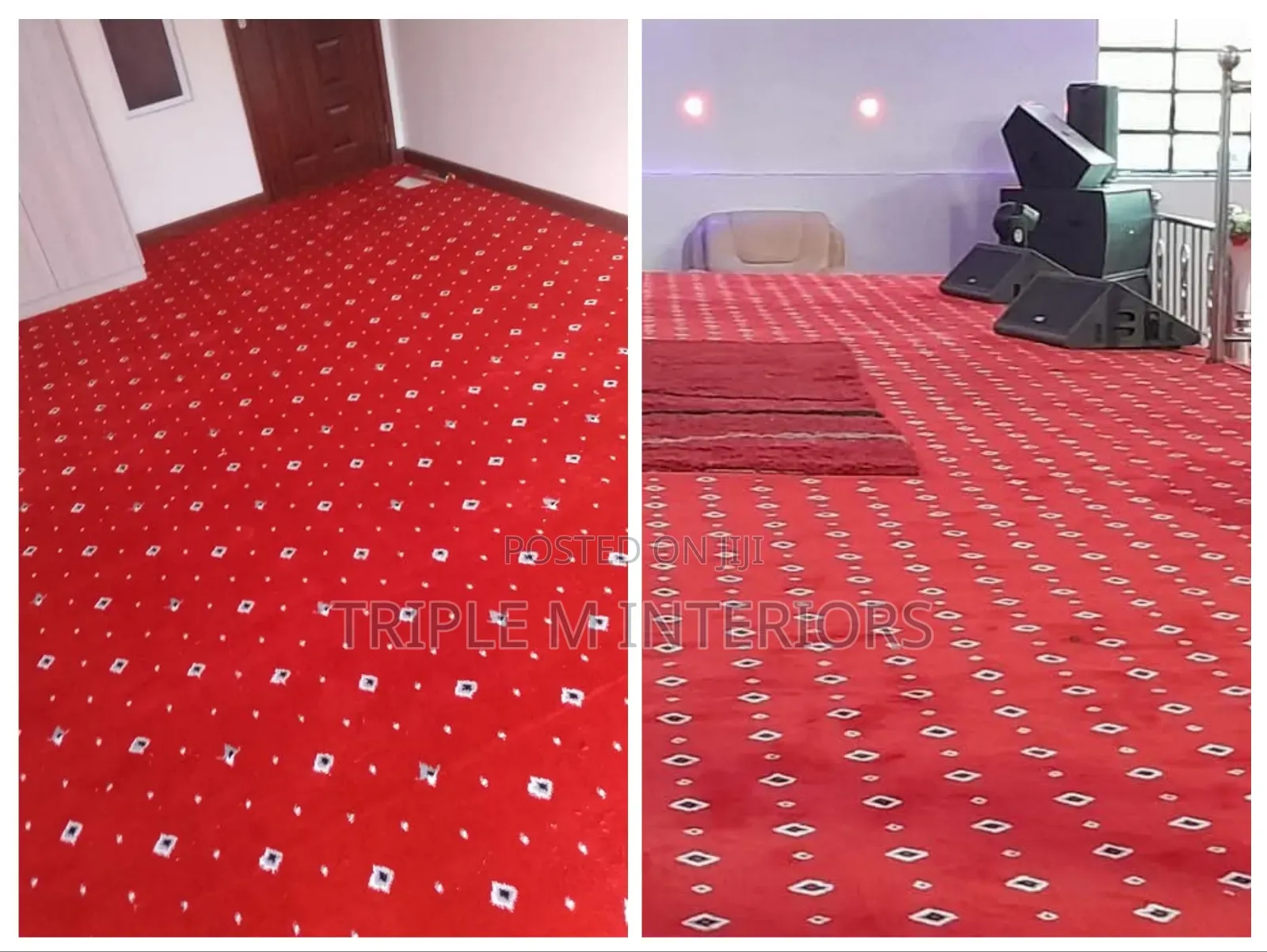 Contemporary Red Texture Wall Finish for Vip Rooms