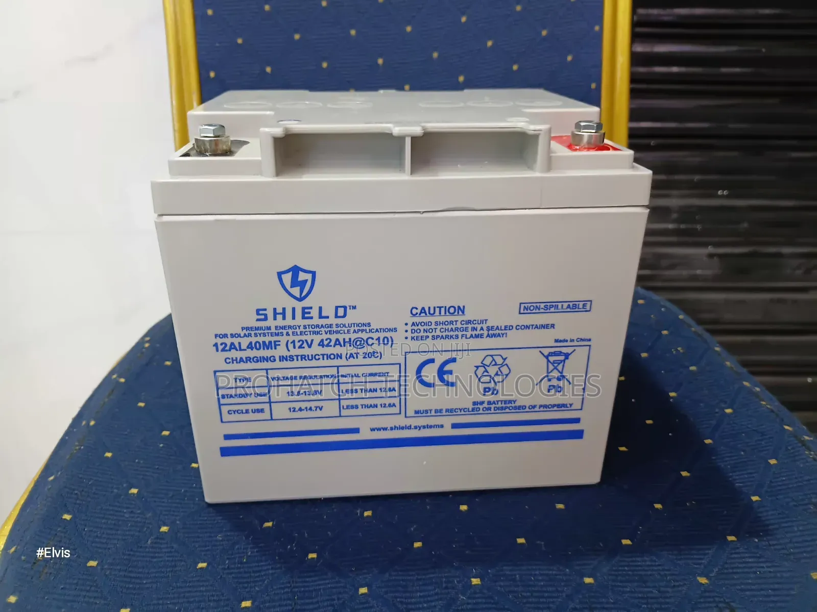 12v 42ah Shield Gel Battery