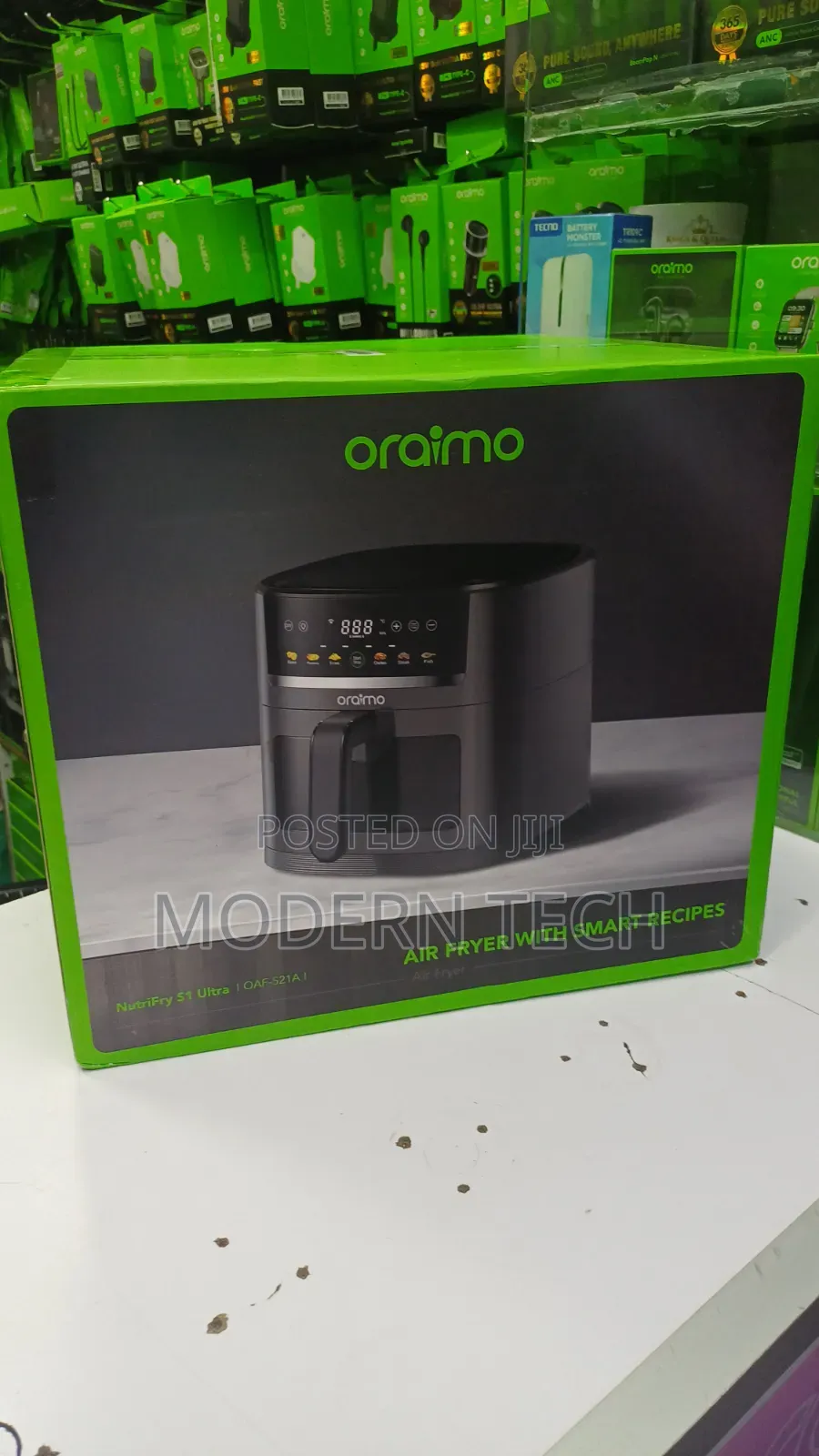 Oraimo Nutrifry S1 Ultra 6l Air Fryer (1500w, Smart Control)