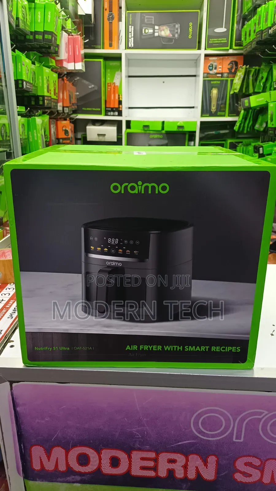 Oraimo Smart Air Fryer 6l – Full Touchscreen, Wifi App Control, 1500w