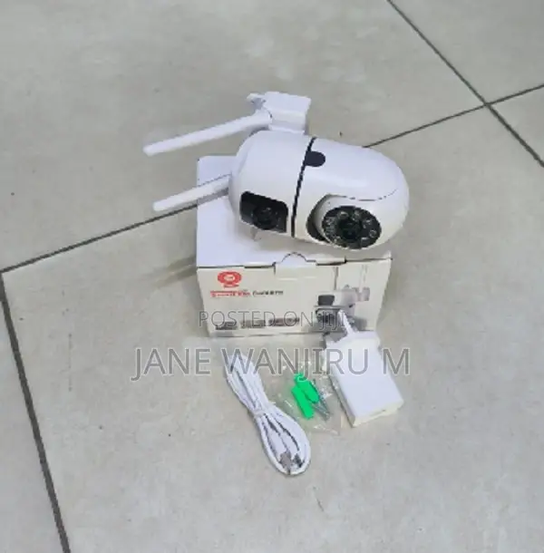 Wall Mount Bulb Dual Lens Wifi Camera