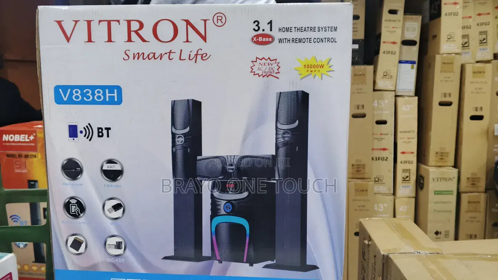 Vitron V838h 3.1 Subwoofer Tallboys 10000w