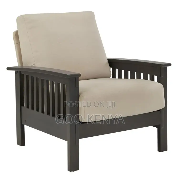 Home Armchair; Fabric Armchair With Solid Wood Frame for Modern Home
