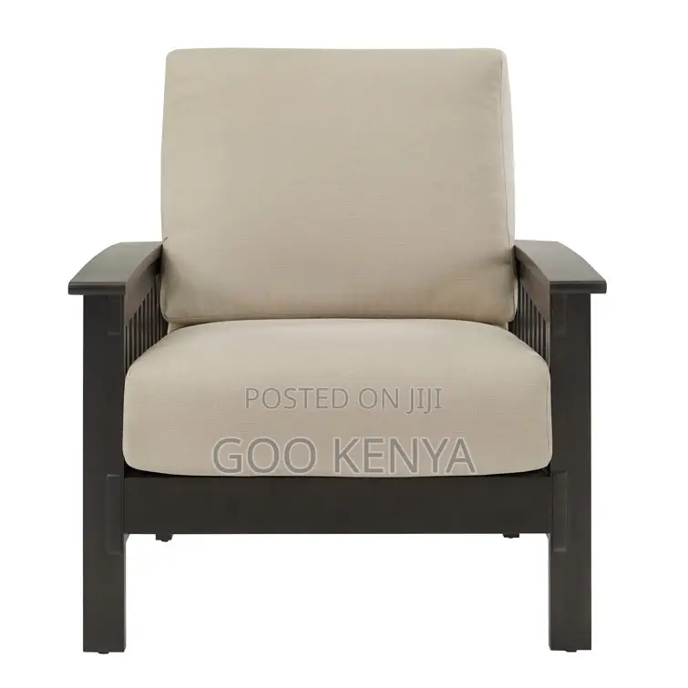 Home Armchair; Fabric Armchair With Solid Wood Frame for Modern Home