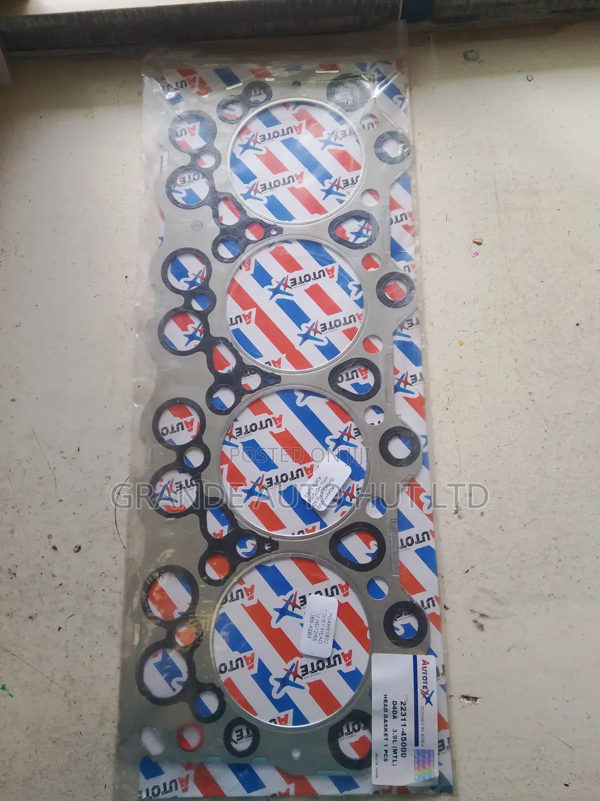 Head Gasket Hyundai Hd72/65 (Autotex Brand)