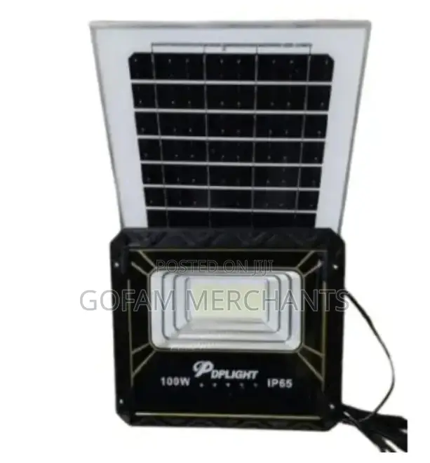 Dp Light 100w Solar Floodlight – Bright Outdoor Lighting