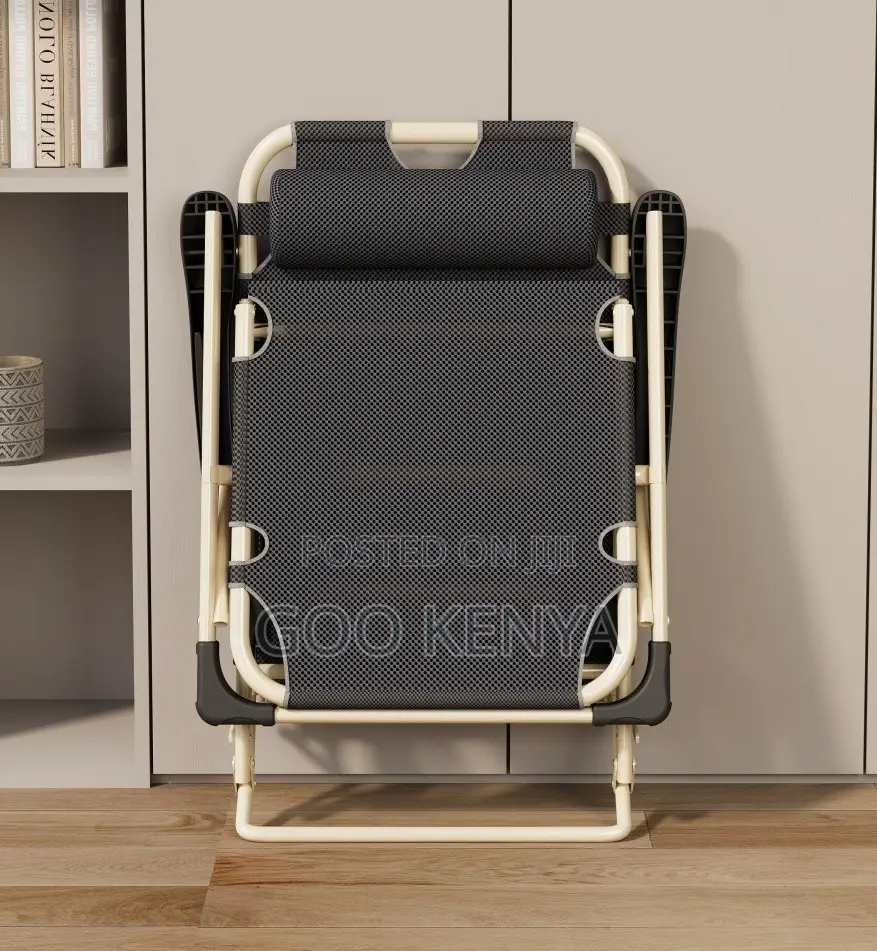 Home Lounger; Modern Beach Recliner Chair With Folding Design