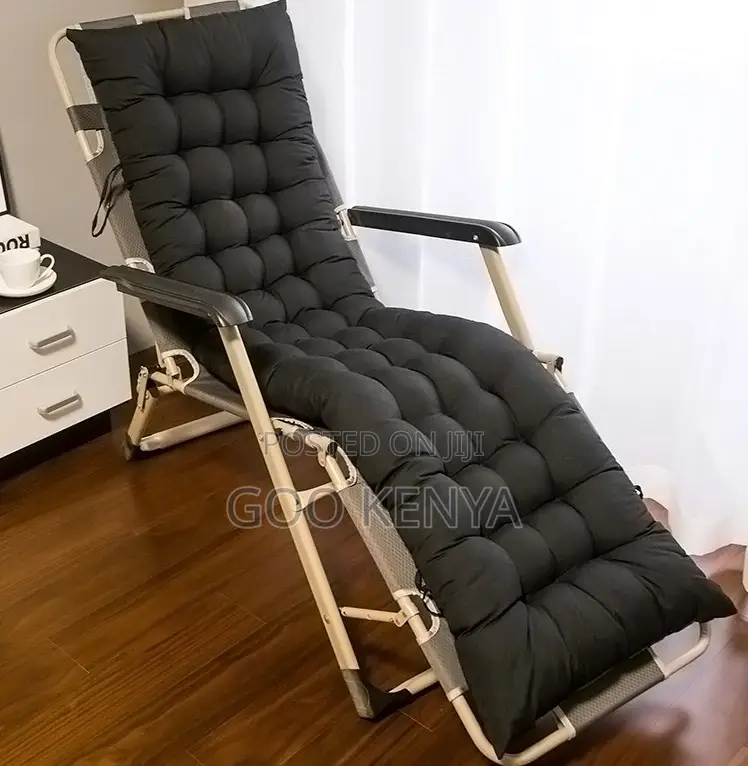 Home Lounger; Modern Beach Recliner Chair With Folding Design