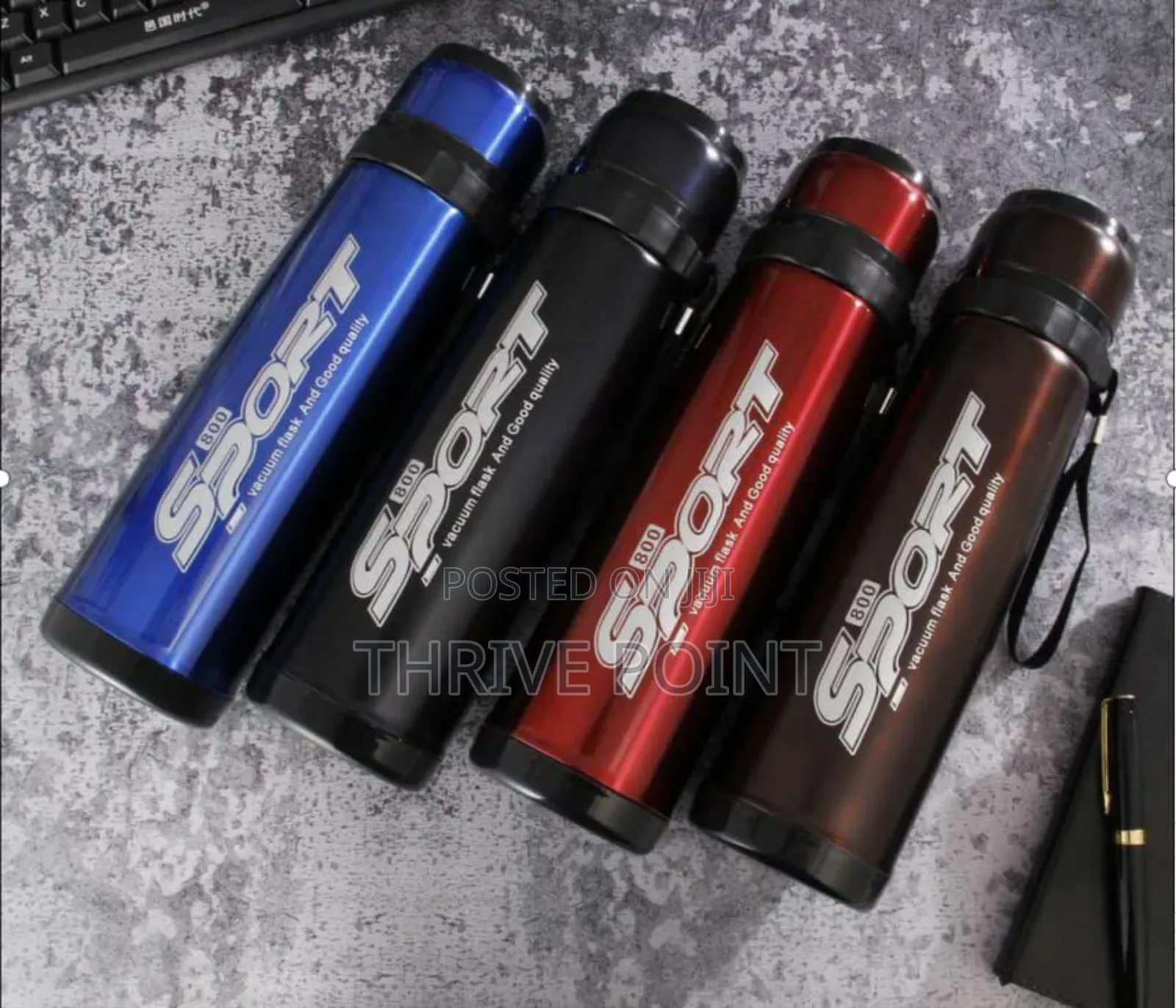 *Sports 800ml Unbreakable Flask