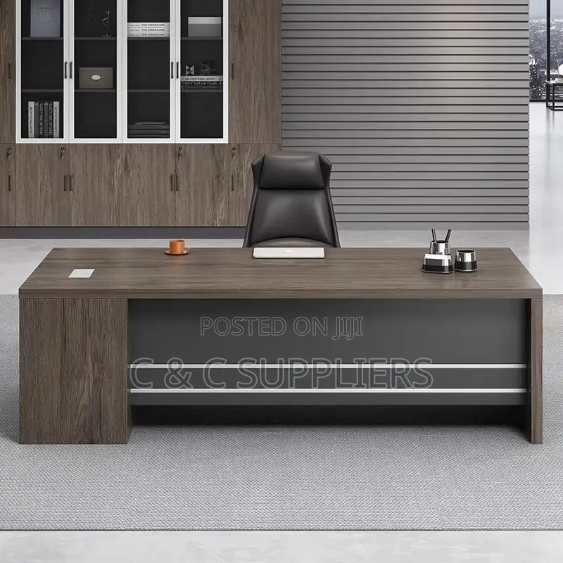 Office Tables; Modern Large Single Office Desk - 160cm