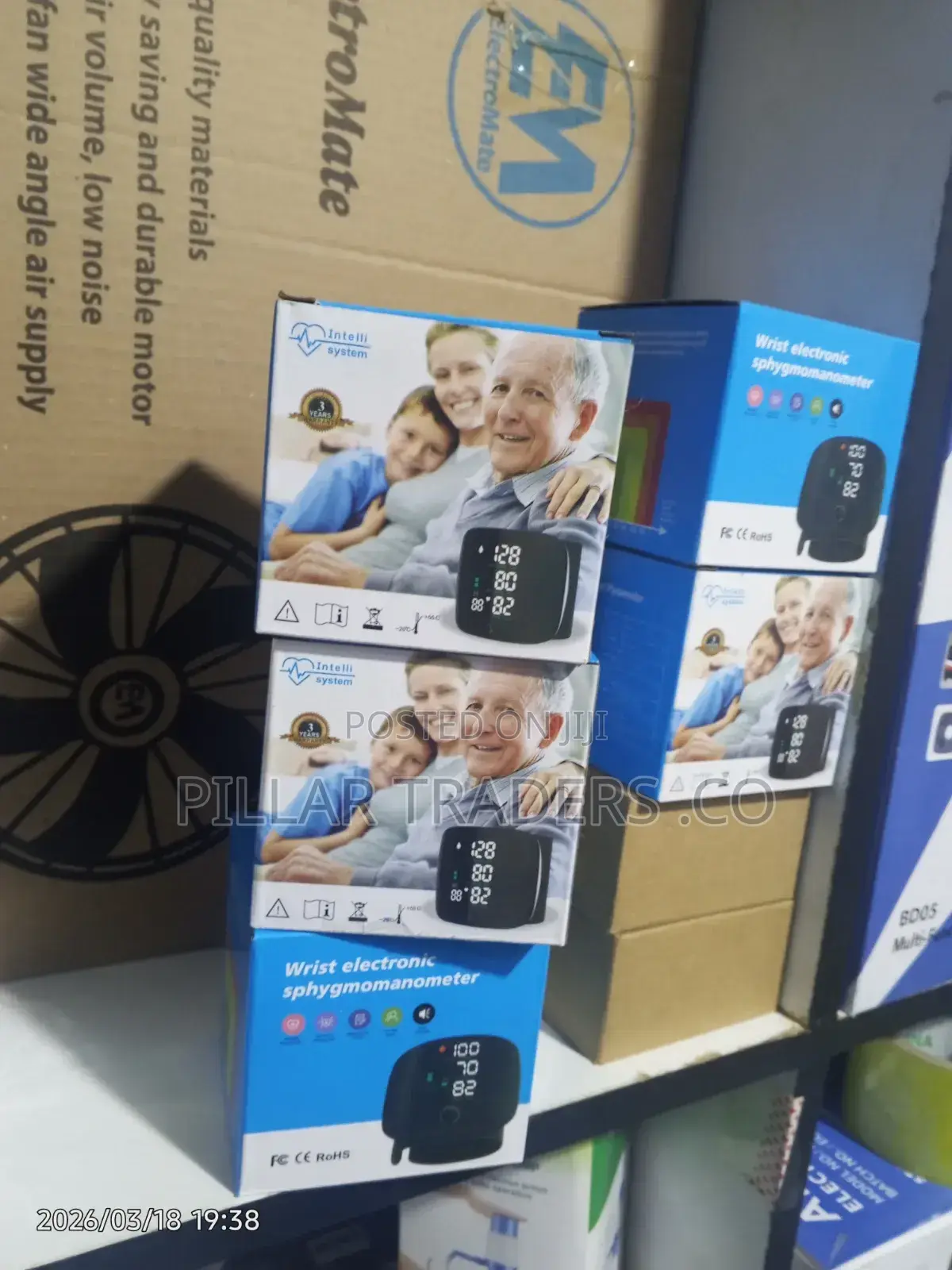 Rechargeable Wrist Blood Pressure Monitor