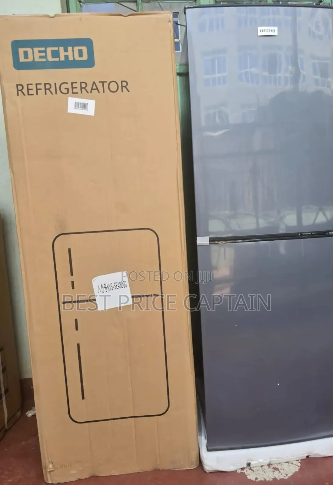 250litres Double Door Refrigerator Top Freezer