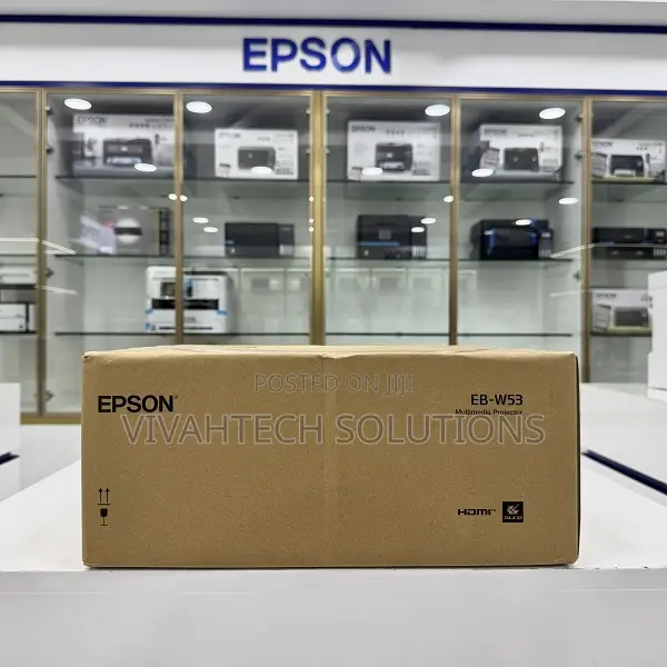 4000 Lumens Epson Eb-W53 Projector 3lcd