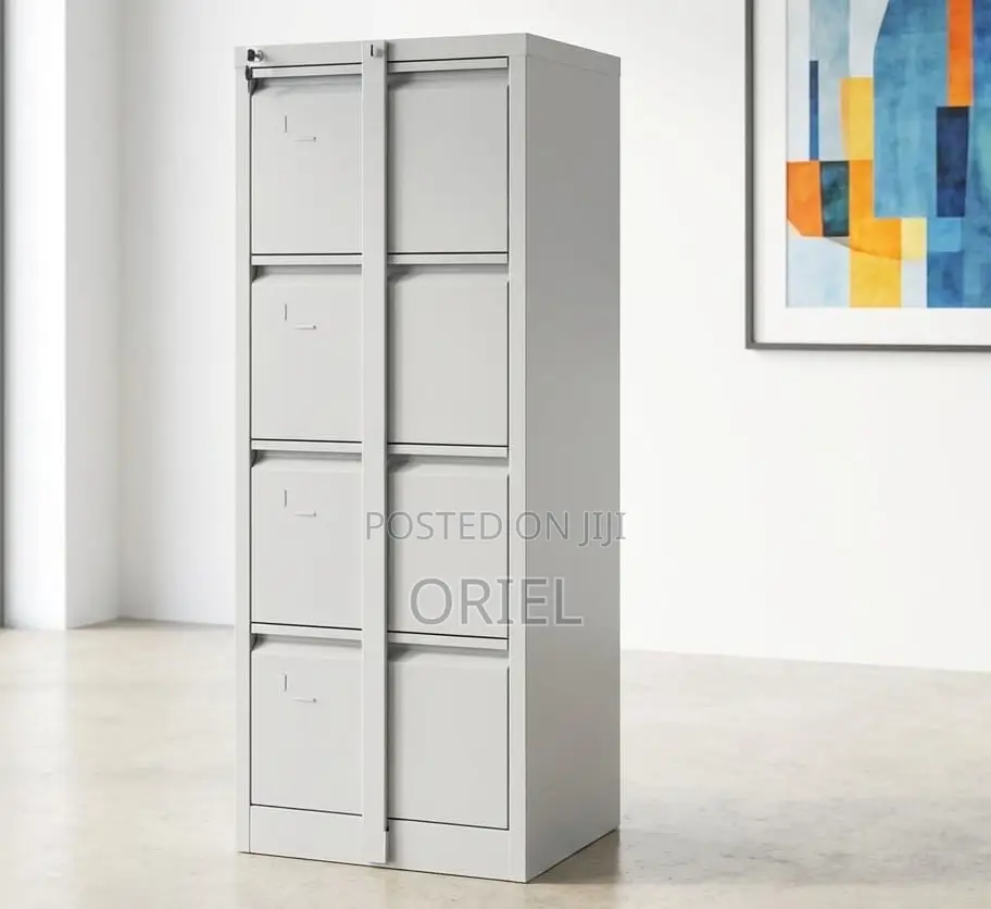Office Cabinet : Office 4-Drawer Filing Cabinet With Locking Bar