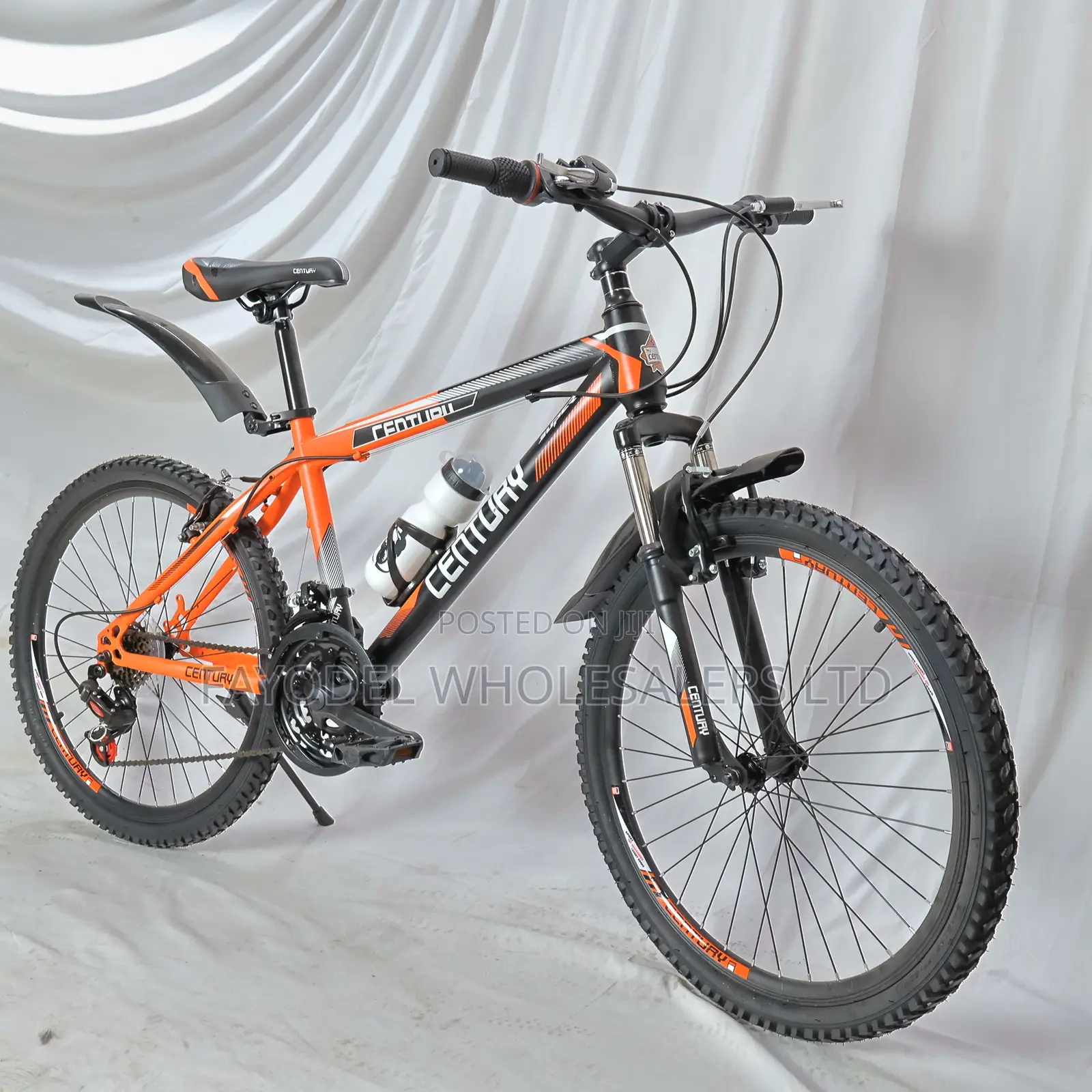 Century 24-Inch Mountain Bike – Smooth Ride With Front Suspension