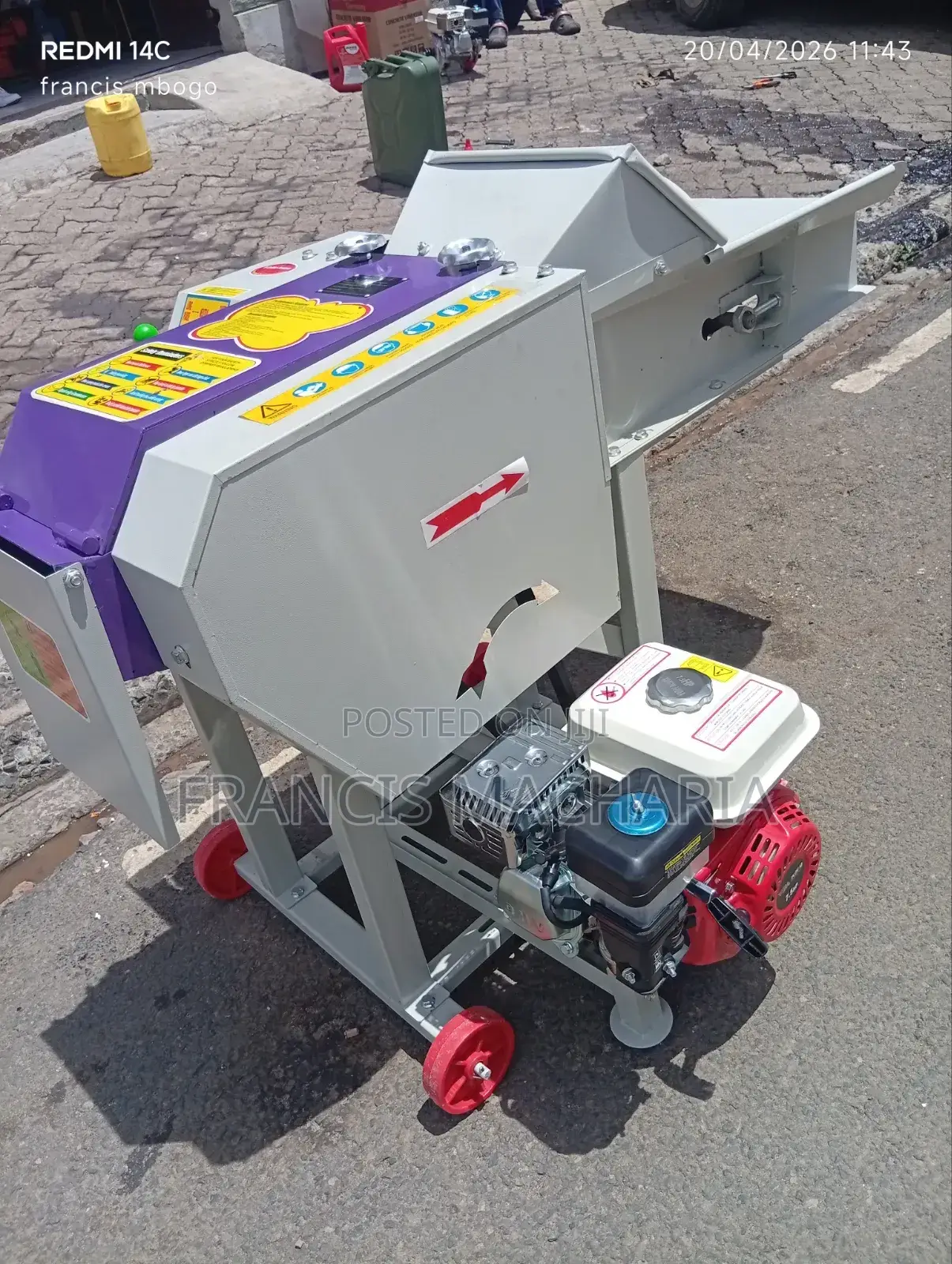 Durable High Speed /Chaff Cutter Chopping