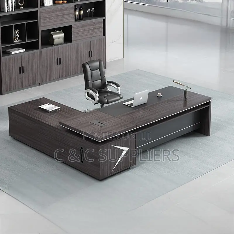 Office Tables; 160cm Executive Office Desk With Drawers