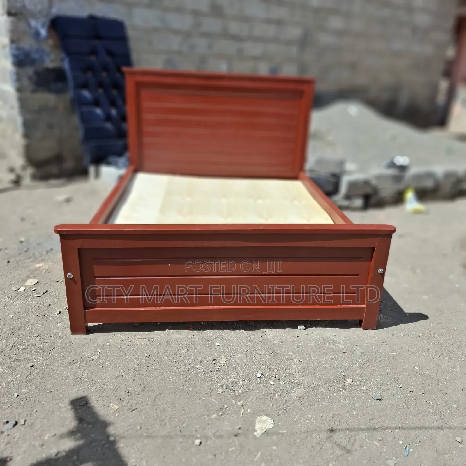 5 by 6 Brown Panel Bed( Free Delivery)