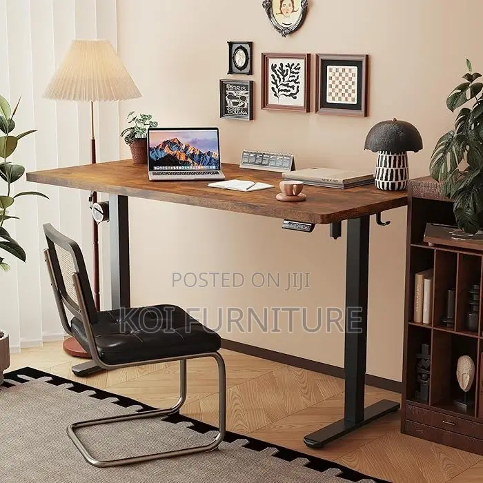 Office Desk; 1400mm Home Office Desk With Flexible Adjustbale Height