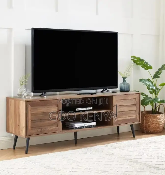 Home Tv Stand; High-End Solid Wood Tv Stand With Storage