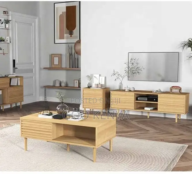 Home Tv Stand; High-End Solid Wood Tv Stand With Storage