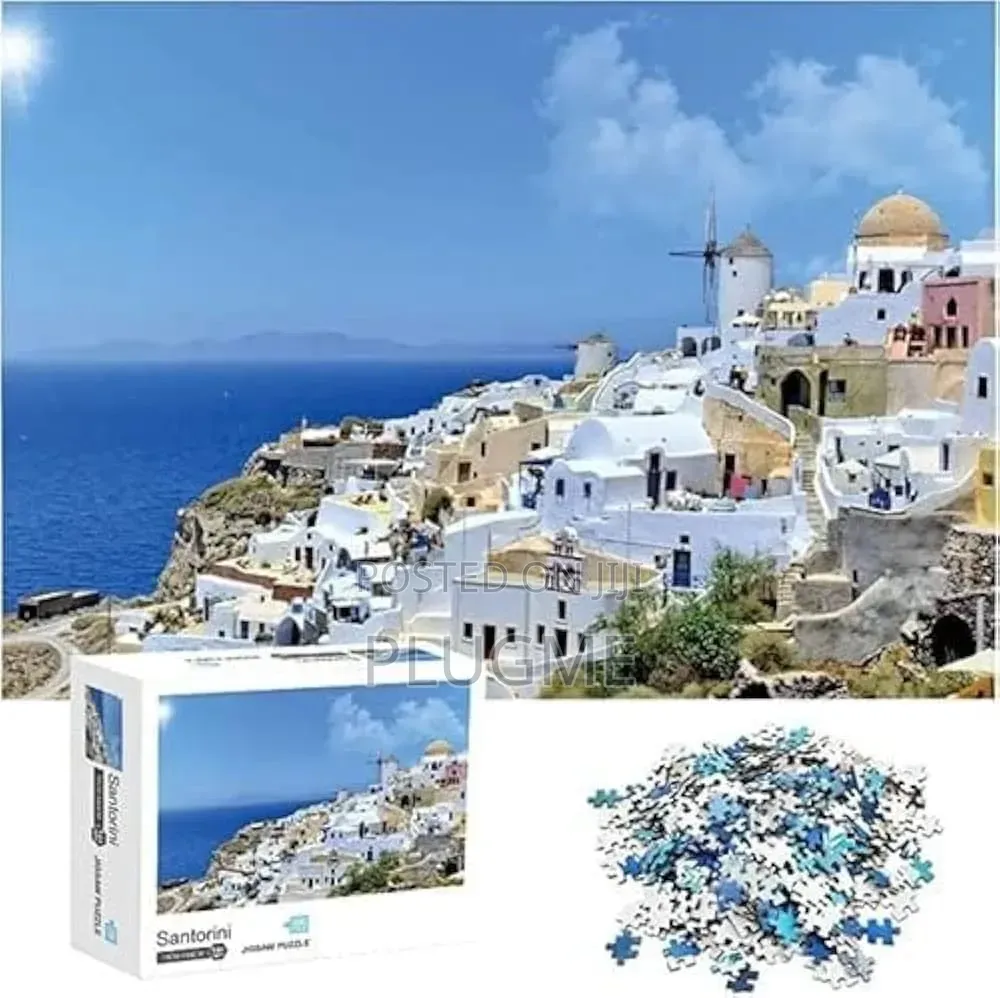 Santorini 1000 Pc. Jigsaw Puzzle 70x50 Cm