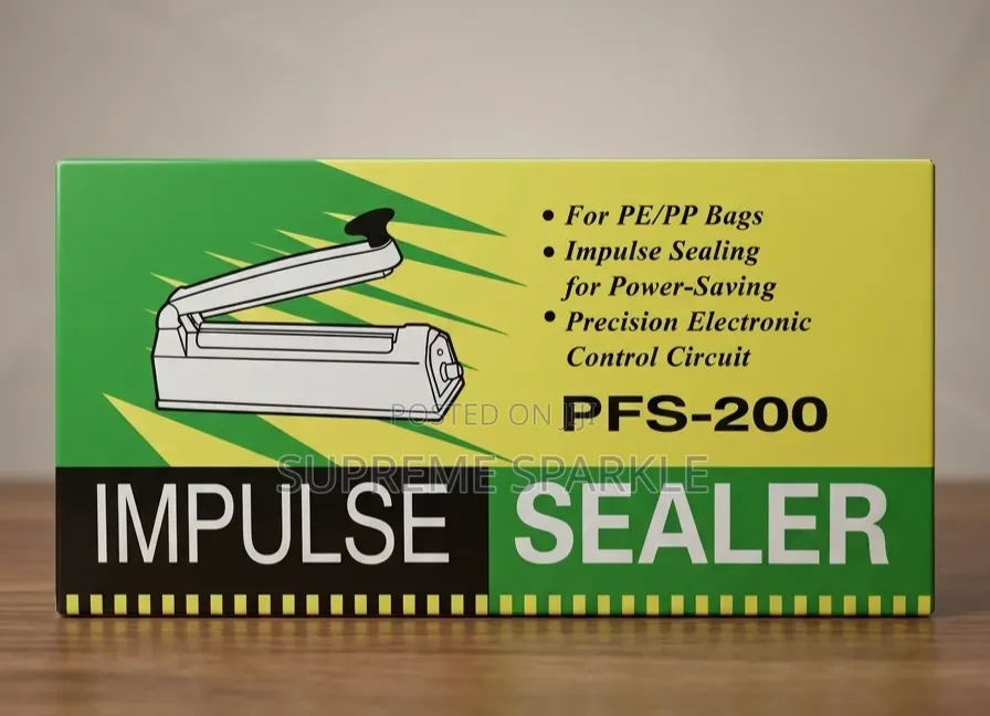 PFS-200 Impulse Sealer for Sealing Pe/Pp Bags.